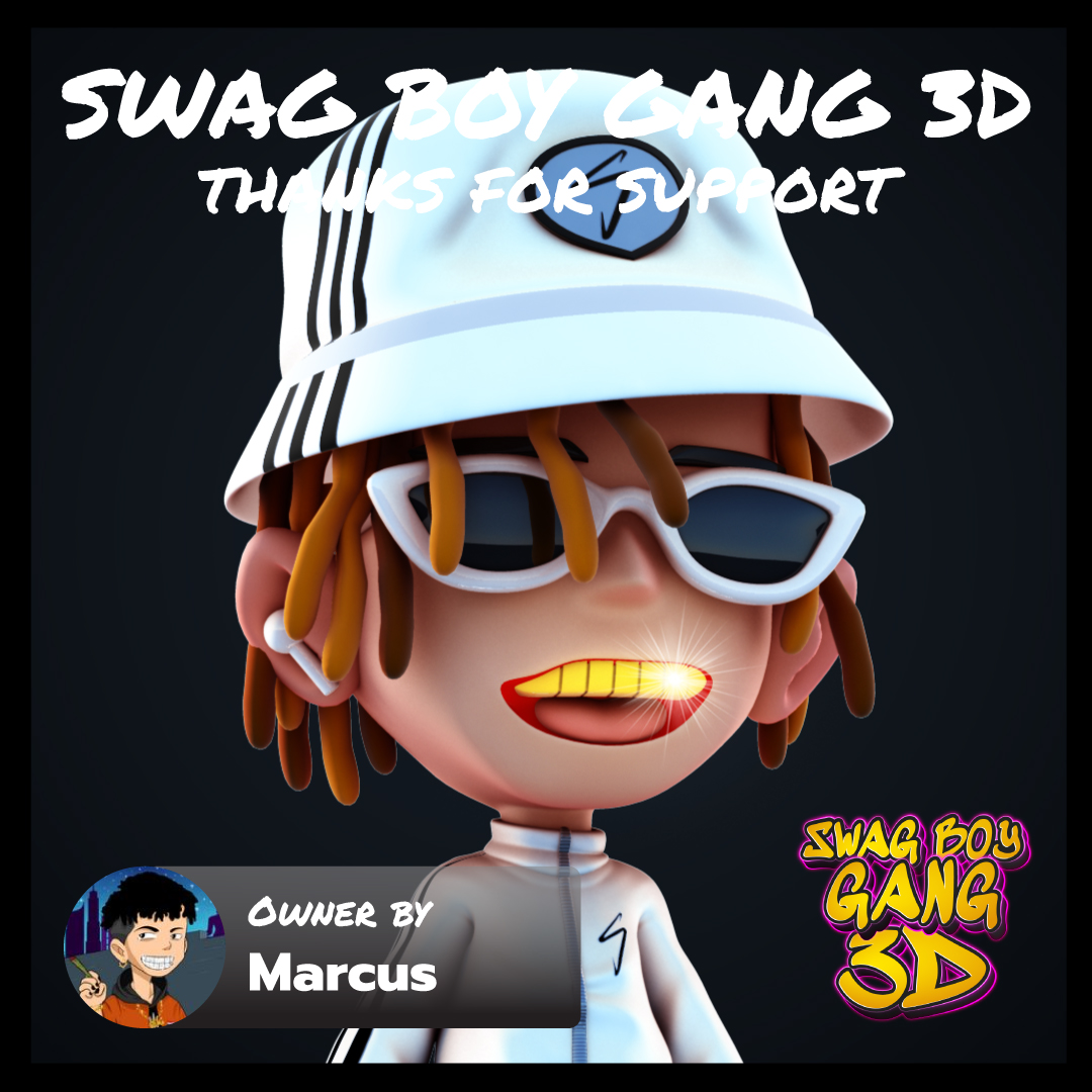 😎SWAG BOY GANG 3D😎
💸SWAG BOY GANG 3D #057 SOLD💸
Trader Card 2D - 3D WL
🔴Owner by  <a href="/CryptopianM/">✰MABKK✰🇹🇭🌟</a> 
 
❤️Thanks for support.  #SBG3D
#NFT #NFTs #NFTGiveaway #NFTCommunity #CRO #crofamily #NFTThaicommunity #NFTthai #NFTTHAILAND #NFTthaiartist #NFTtrend #NFTdrop