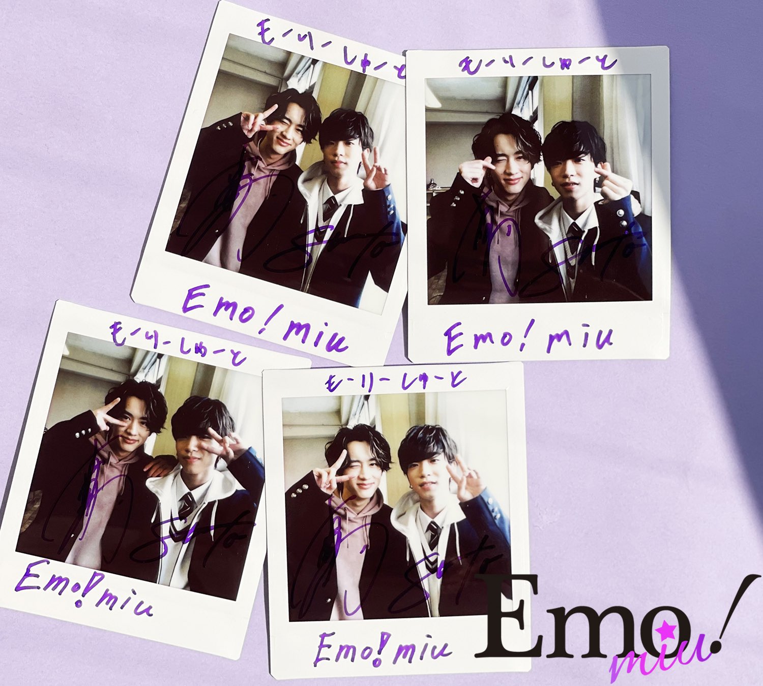 もーりーしゅーと サイン入りチェキ