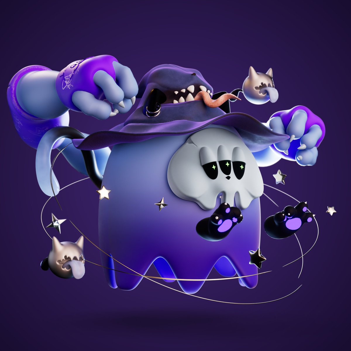 Wiazard Yokai is casting spell to make you ____________ 

3 x WL for creative answers✨