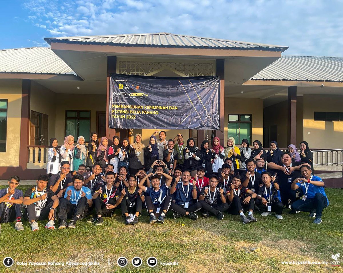 YPSkills's tweet photo. #KYPSkills| NEXGEN, 𝗖𝗘𝗧𝗨𝗦𝗔𝗡 𝗣𝗢𝗧𝗘𝗡𝗦𝗜 𝗕𝗘𝗟𝗜𝗔 𝗣𝗔𝗛𝗔𝗡𝗚 ✨
.
20 Mei 2022 : Pelajar-pelajar KYP Skills hadir dalam program (NEXGEN) Cetusan Pontensi Belia Pahang, Program bersiri Pembangunan Kepimpinan dan Pontensi Belia Pahang  20-22 Mei 2022.🤹‍♀️ https://t.co/PmniUq0Msk