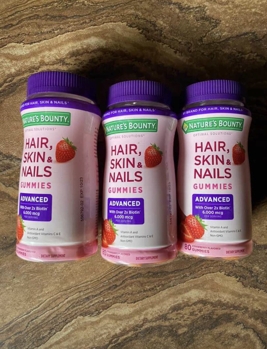 onyiliciouz's tweet photo. Hair, skin and nails gummies (advanced) #8500
Please send a DM to order 😘
Kindly retweet too ❤️🙏🏾 https://t.co/eRck1UW9O3