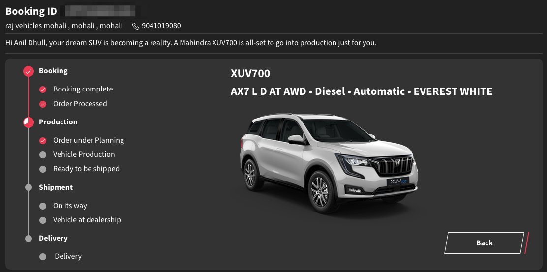 AnilDhull22's tweet photo. @anandmahindra @MahindraRise @mahindraauto What's going on here? My vehicle was supposed to be delivered b/w 7-22 May. Now, it's not even showing any tentative dates. What's happening to your algorithm?
#mahindra #mahindraxuv700 #deliverydelayed #xuv700delayed https://t.co/dKZ4CQMZcX