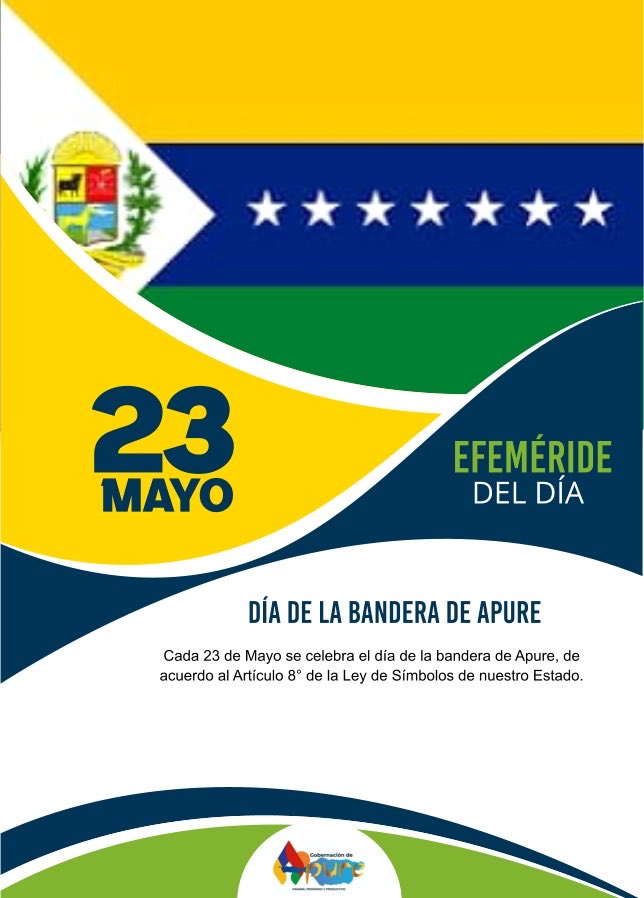 Vaya mi abrazo fraterno a todo el pueblo venezolano y especialmente al pueblo de Apure. Hoy 23/05 celebramos eventos esenciales de nuestro gentilicio: 203 años de la asamblea de la aldea del “Setenta”, donde se decidió la campaña de la Nueva Granada ⁦<a href="/NicolasMaduro/">Nicolás Maduro</a>⁩