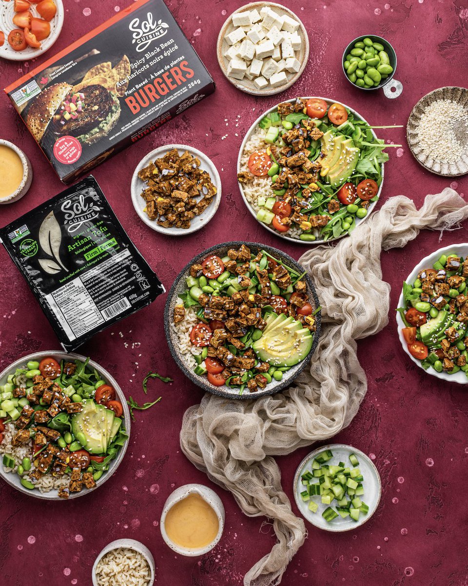 Did you know that May is #NationalSaladMonth. With warmer weather just around the corner add your favourite Sol Cuisine products to your summer salad creations for an extra wow factor! The possibilities are endless. 
#nationalsaladmonth #plantbased #solcuisine #feedyoursol