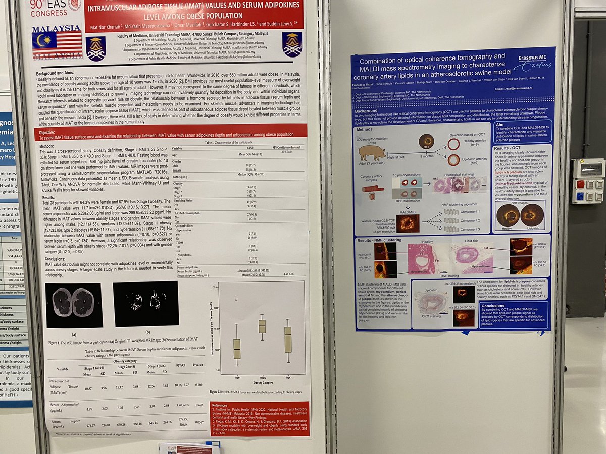 EASCongress's tweet photo. #EASCongress2022 poster presentations. Thank you for sharing you fantastic work with us https://t.co/DsYpS7JaCM