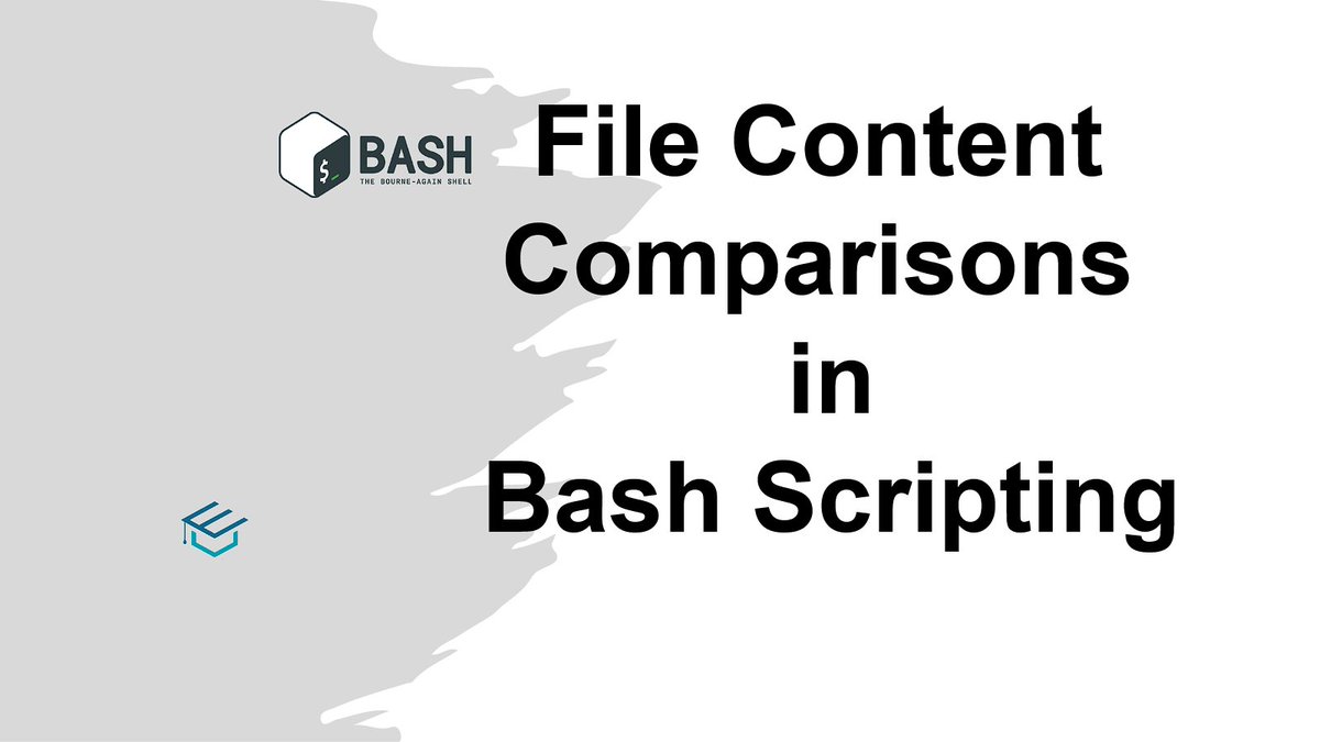 era_tut's tweet image. File Content comparisons in shell script with examples
tamiltutera.com/file-content-c…
#linux #shell_script #redhat