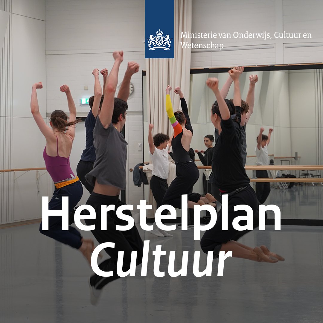 De culturele sector heeft zware klappen gehad. Met dit herstelplan wil ik de sector weer laten bloeien en groeien. Er is veel meer cultuur om je heen dan je denkt. #HerstelplanCultuur 
➡️rijksoverheid.nl/regering/bewin…