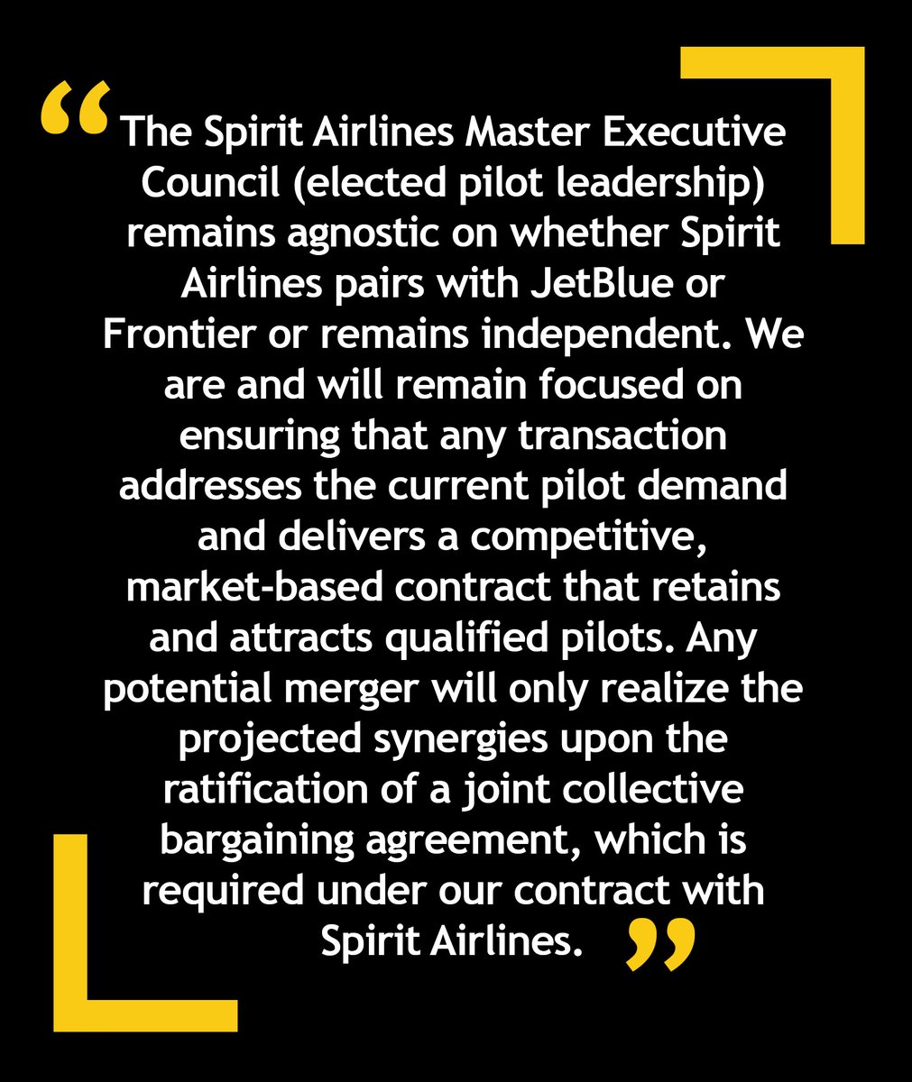 SpiritMEC_ALPA's tweet image. Last week, we asked Spirit management to explain why they are not contemplating any wage increases for pilots at a time of high attrition. We’re still waiting, @spiritairlines.