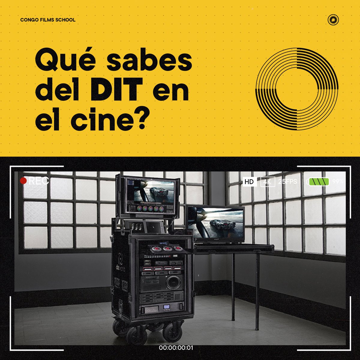 congofilms's tweet photo. Además de ser la mano derecha del D.P en materia de exposición, el DIT es el filtro de control de calidad de los planos. Revisa problemas con el foco, “drops” o fallos de imagen, archivos corruptos, entre otros. https://t.co/HsjFRmFr6E
