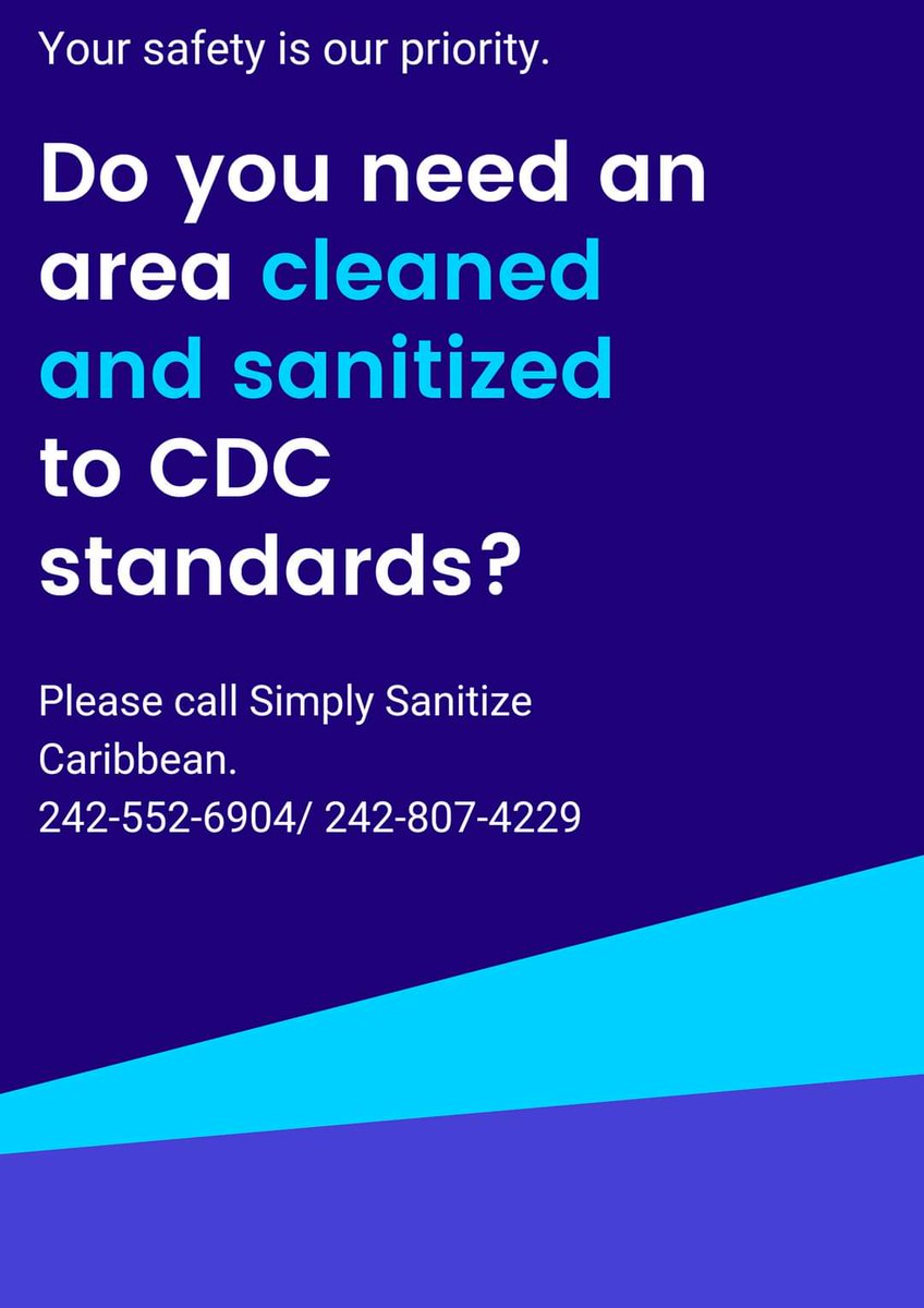 242Simply's tweet photo. Blessed uprising from Simply Sanitize Caribbean242. https://t.co/8l0cvnsG3G