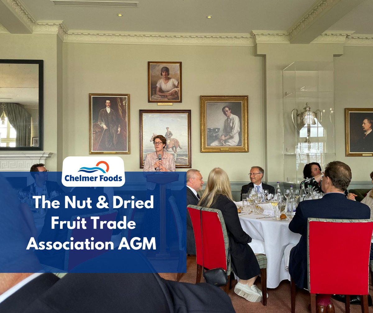 Chelmer Foods attended The Nut &amp; Dried Fruit Trade Association AGM last Friday.

It was pleasure to be a part in such a fruitful meeting after 2 years of the pandemic.
Big Thanks to the Nut &amp; Dried Fruit Trade Association for organising such an event.

#Chelmerfoods #NDFTA