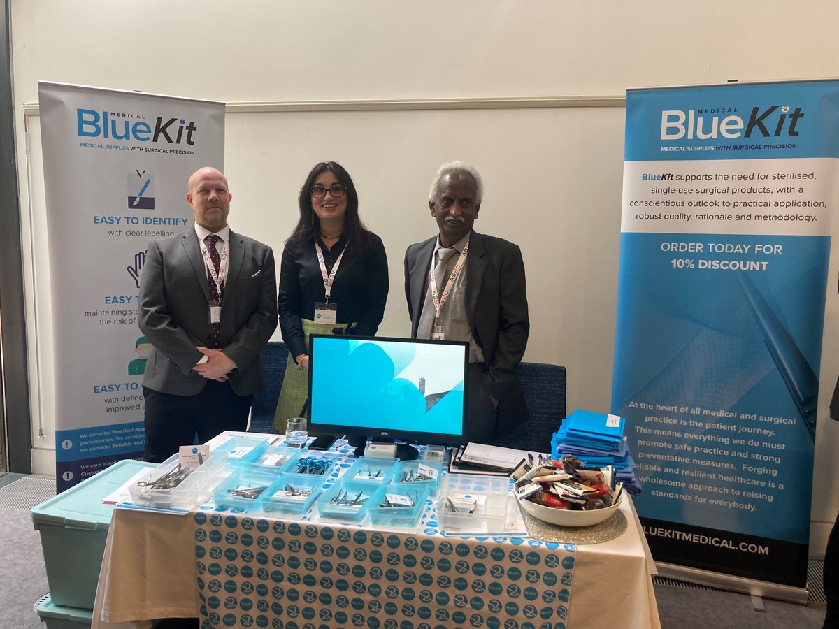 BluekitMedical's tweet photo. We've really enjoyed getting back out to exhibitions over the last few weeks. Here's some happy snaps of the BlueKit Team from the @GPSurgeon and Cornerstone events. https://t.co/mpvlF0ebf4