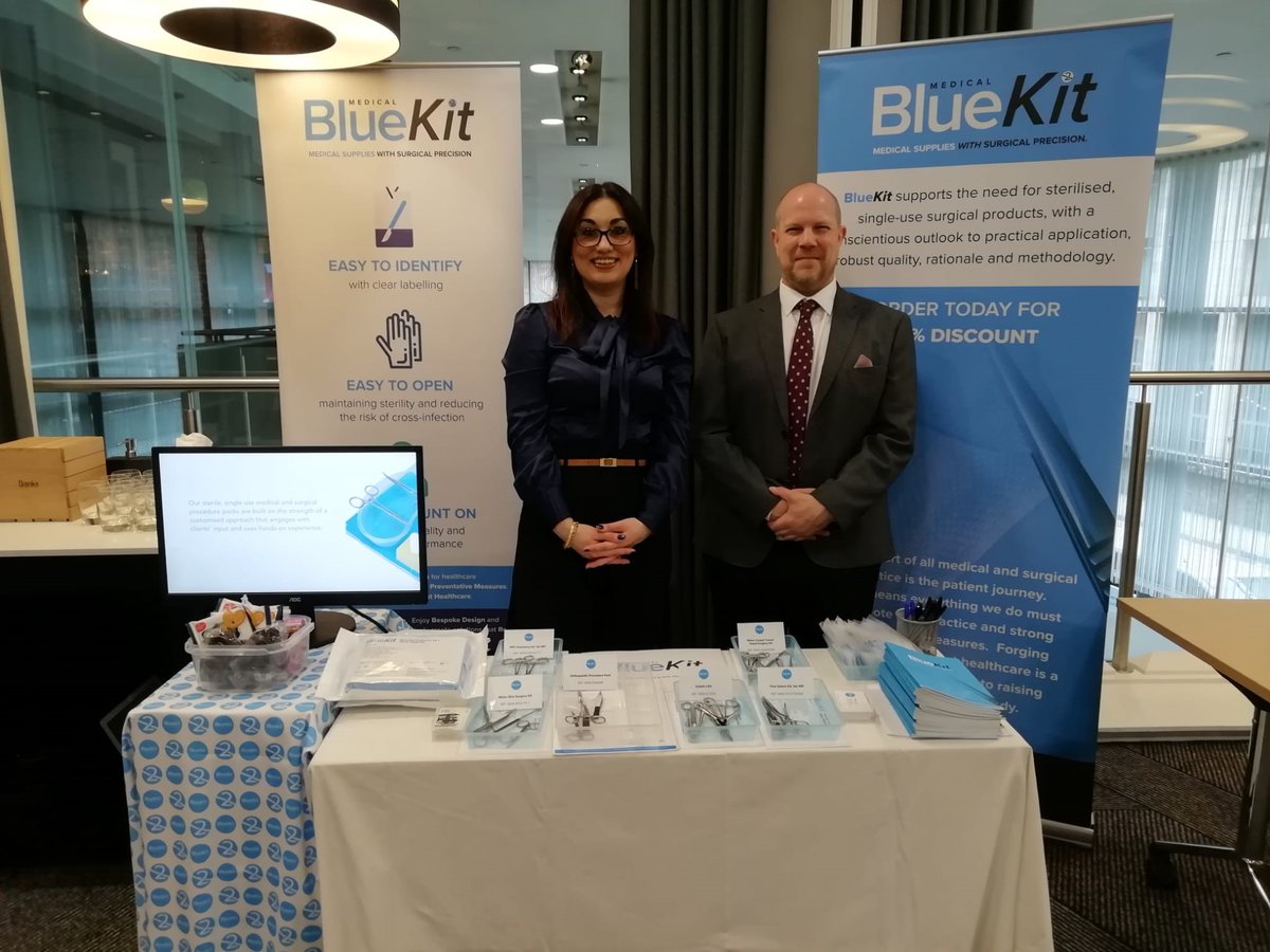 BluekitMedical's tweet photo. We've really enjoyed getting back out to exhibitions over the last few weeks. Here's some happy snaps of the BlueKit Team from the @GPSurgeon and Cornerstone events. https://t.co/mpvlF0ebf4