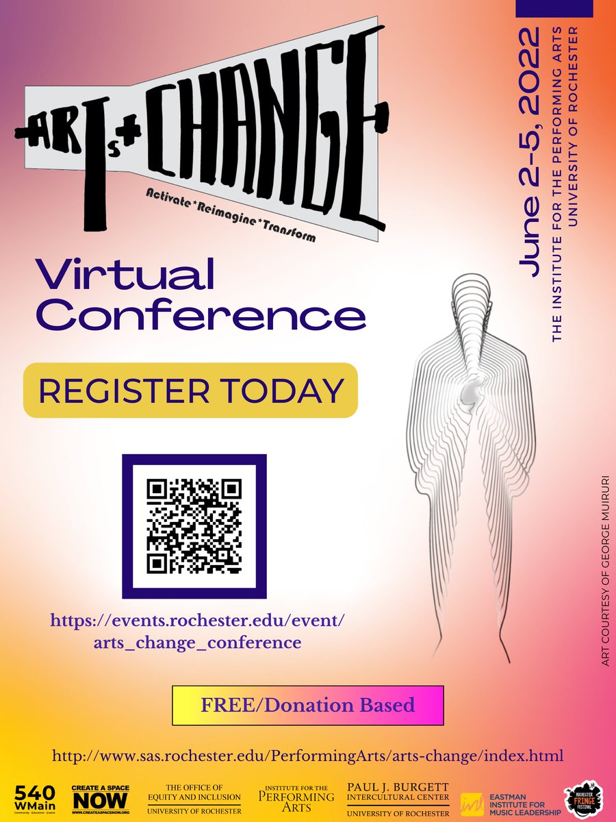 How are artists reimagining the world we live in? Register free for our 4 day virtual multi-disciplinary ARTs + Change conference, and Activate, Reimagine and Transform! #artschange22