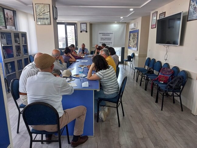 28 Nisan 2022 Perşembe günü, SES Adana Şube’sinde “Yerel Demokrasi”masasının buluşması gerçekleşti.

4 Haziran 2022 tarihinde Seyhan Belediyesi Yaşar Kemal Kültür Merkezinde toplanacak olan Çukurova Demokrasi Konferansı için birçok çalışma gurubu da ön hazırlık yapıyor.