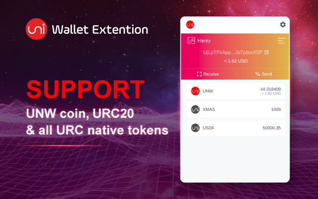 unichain_world's tweet photo. #UniChain releases the wallet #extension for Chrome browser
👉 https://t.co/ehsLbq7zxu https://t.co/g40c7HAf9Q