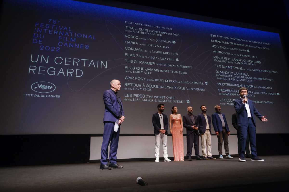 eminalpermovies's tweet photo. Kurak Günler’in, dünya prömiyeri 75. Cannes Film Festivali’nin ‘Belirli Bir Bakış’ (Un Certain Regard) bölümünde gerçekleştirildi!
~
The world premiere of Burning Days was held in the 'Un Certain Regard' section of the 75th Cannes Film Festival!
#burningdays #Cannes2022 https://t.co/0vIm35xtwr