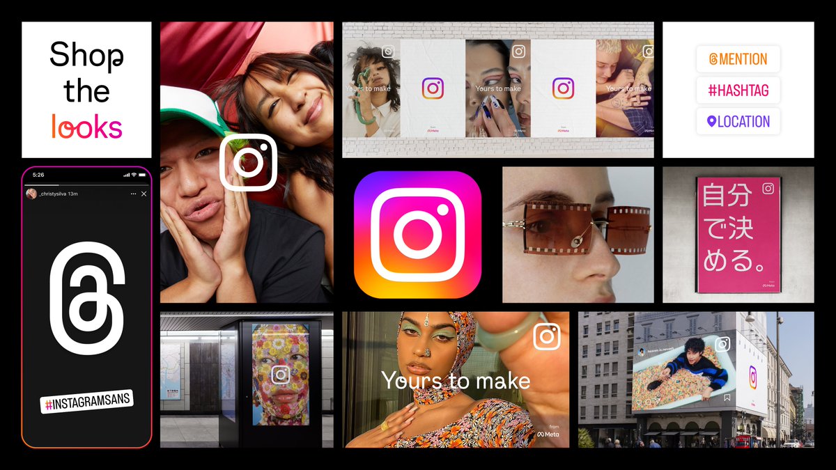 Instagram from Meta is rolling out a refreshed visual identity. Get the full design story behind the new look. Read the story: design.facebook.com/stories/behind… #Instagram #BrandIdentity #Typography