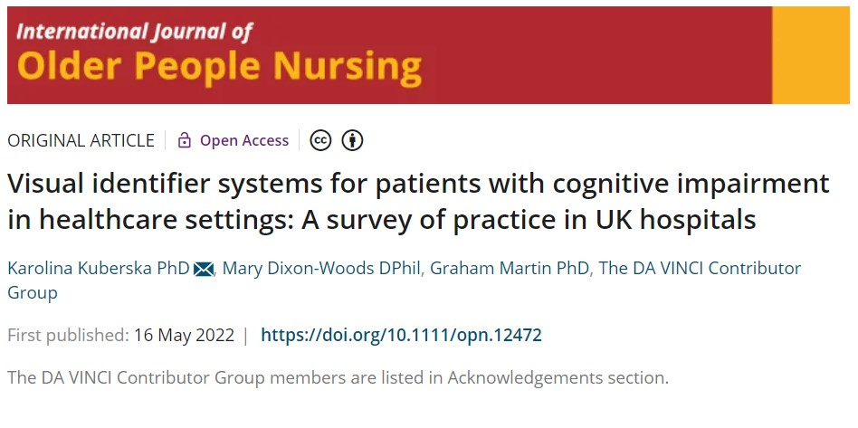 PointofCareFdn's tweet photo. We're proud to be partnering with @THIS_Institute and @GSofA to #codesign improvements in #dementia care. 

Phase I of this programme (a UK-wide survey into identifiers for hospitalised patients with dementia) was published last week 👇

📖 https://t.co/9CT80P5epU #DAVINCIgroup https://t.co/eJ4ERUkjEz