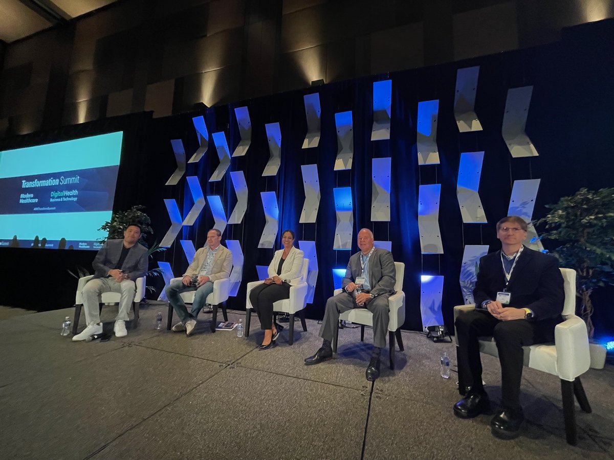 UPMC's tweet photo. Ed McCallister, SVP and CIO of @UPMC discussed why C-suite collaboration is vital in health care during @modrnhealthcr’s Transformation Summit. Read more on the panel from @DHBusTech: https://t.co/JCAraGIerZ #MHTransformSummit https://t.co/ikVMzDLAao
