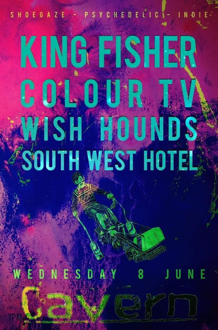 Playing <a href="/ExeterCavern/">Cavern</a> on June 8th to bid a fond farewell to King Fisher. £5 entry. Ticket link below:

linktr.ee/wish.hounds