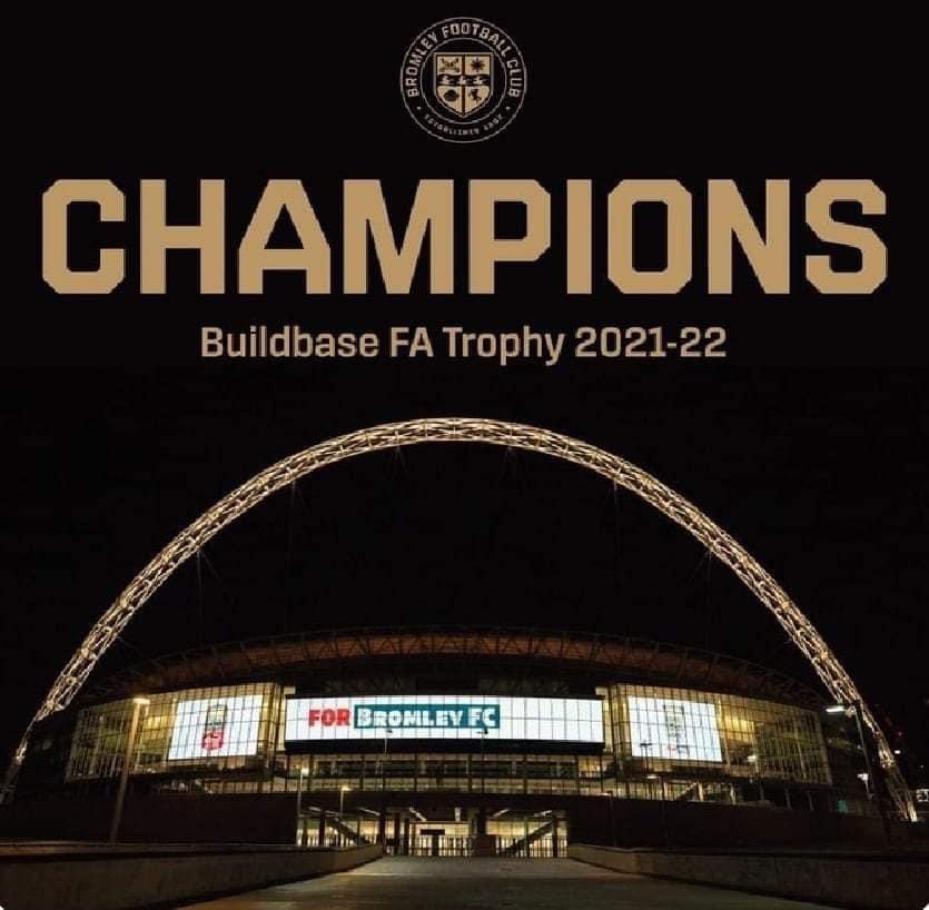 Congratulations <a href="/bromleyfc/">Bromley FC</a> 🏆