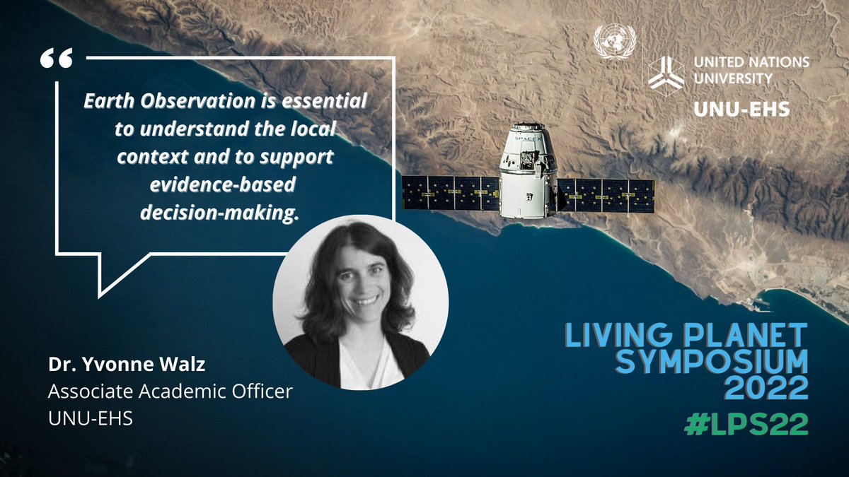 Our senior expert <a href="/yvonnewalz/">Yvonne Walz</a> participated in the opening panel of the Living Planet Symposium 2022 (#LPS22) to share some perspectives from the science-policy nexus.
lps22.esa.int/frontend/index…
