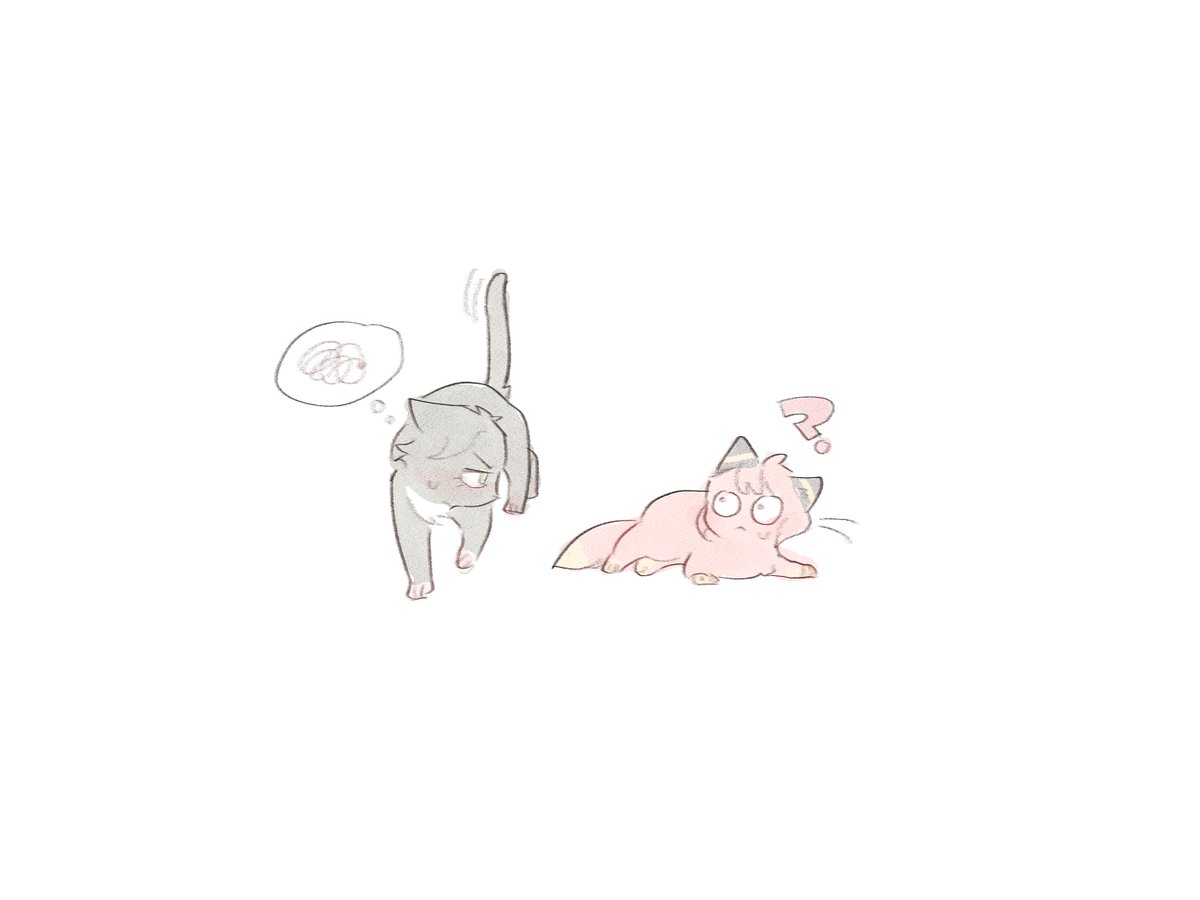 _jjhoa's tweet photo. damianya..but cats  #SPY_FAMILY #SPYxFamily #スパイファミリー #damianya https://t.co/KrQvmwLRRk