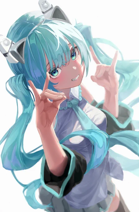 #初音ミクが好きって人にフォローされたい 
#初音ミク 
色んな初音を描いています👀 