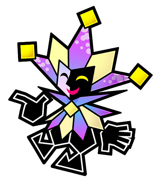 today's clown of the day is Dimentio from Paper Mario! 