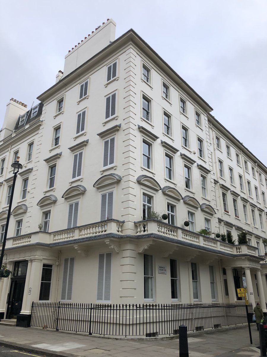 Our decorative wall coatings offer durability and a highly aesthetic appearance. Here is a picture of a townhouse in London which was coated with Monodex Smooth some five years ago. It looks virtually as good as the day as it was first decorated with <a href="/Flexcrete/">Flexcrete</a> products!