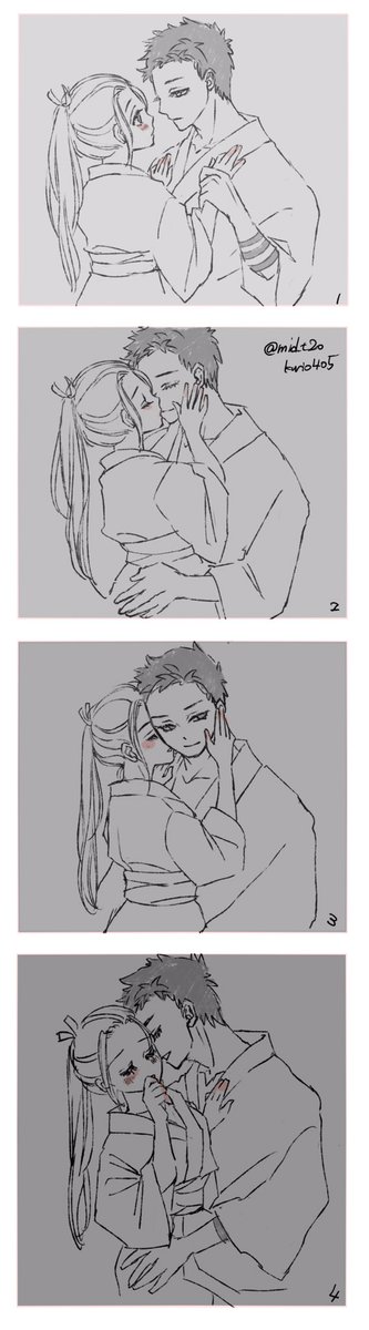 2年前はびっくりするくらいキスシーンばかり描いてる!😊😊😊
#キスの日 
狛恋 