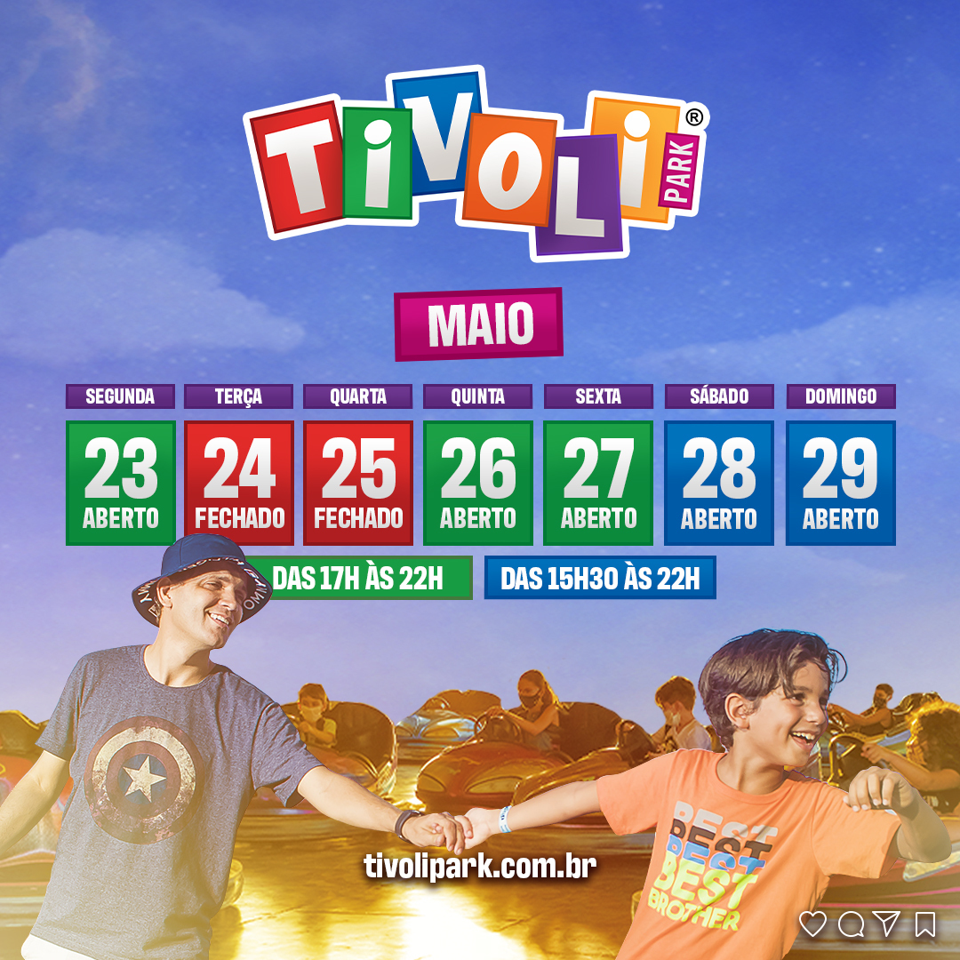 BrTivoli's tweet photo. O clima dessa semana vai ser quente aqui no Tivoli Park! Organizando direitinho tem dia pra todo muuundo se divertir. Se liga aí!

SEG | QUI | SEX - 17h às 22h
SÁB | DOM - 15h30 às 22h

#riodejaneiro #tivolipark #instagood #rj https://t.co/NAJ0LCNEVM