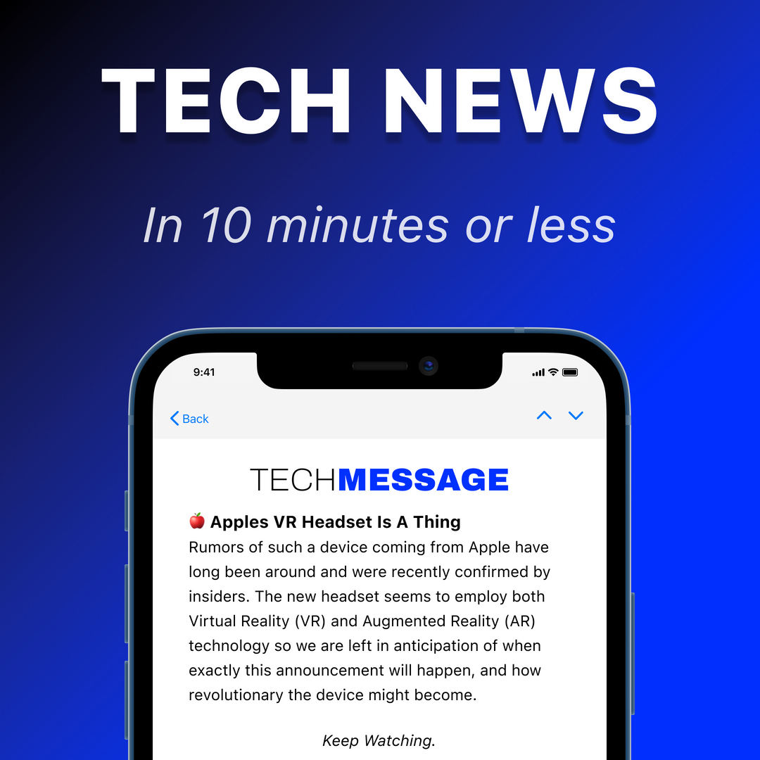 techmessageco's tweet image. All we know is, this is going to be good. 

#virtualrealityheadset #virtualrealitybusiness #virtualrealitynews #virtualrealityglasses #virtualrealityexperience #virtualrealityworld #augmentedreality3d #augmentedrealityglasses #computervision #digitaltechnology