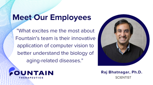 Meet Raj Bhatnagar, Ph.D., one of our many talented scientists helping further our efforts to reverse #CellularAging and build a new way to treat #DegenerativeDiseases. Learn more about our team here: bit.ly/3wqaZHo