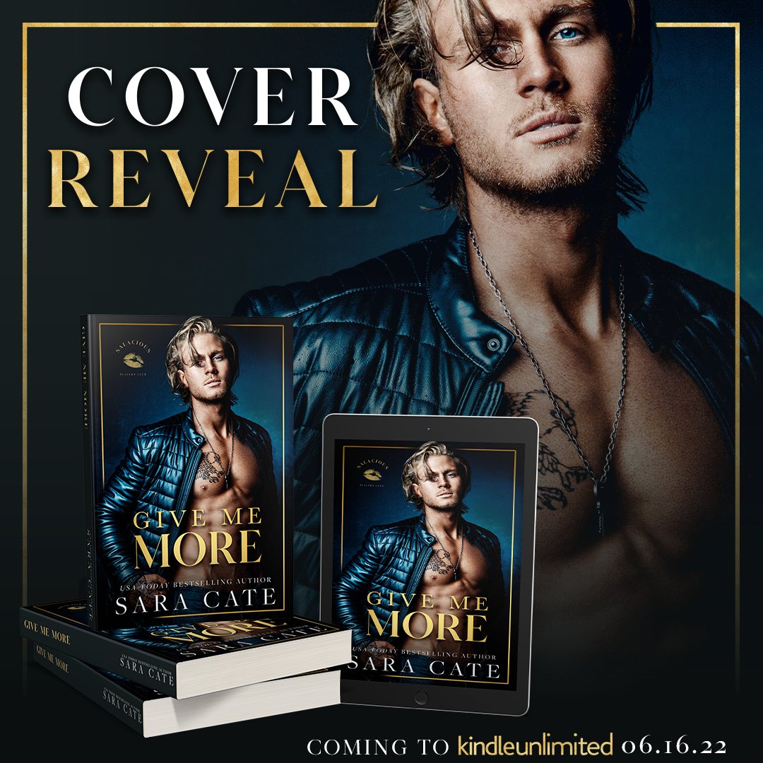 🔥 COVER REVEAL 🔥

GIVE ME MORE is coming June 16th!!

💥 Pre-Order NOW: geni.us/GiveMeMore

I’m a scoundrel
Playboy. Man whore.
Basically, I get around, and I’m not afraid to admit it.

#saracate #saracatebooks #saraswickedromance #indieauthor #upcomingrelease #authorsofig
