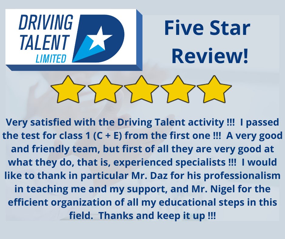 5 Star review!! Well done Daz and Nigel, another satisfied customer. ⭐⭐⭐⭐⭐