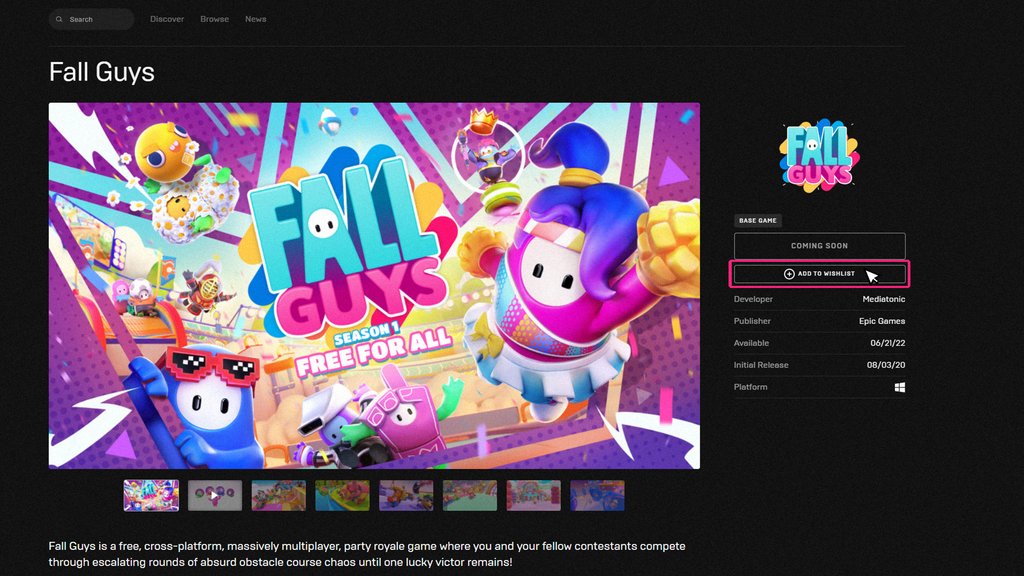 Fall Guys goes free to play but exclusive to Epic Games Store from today