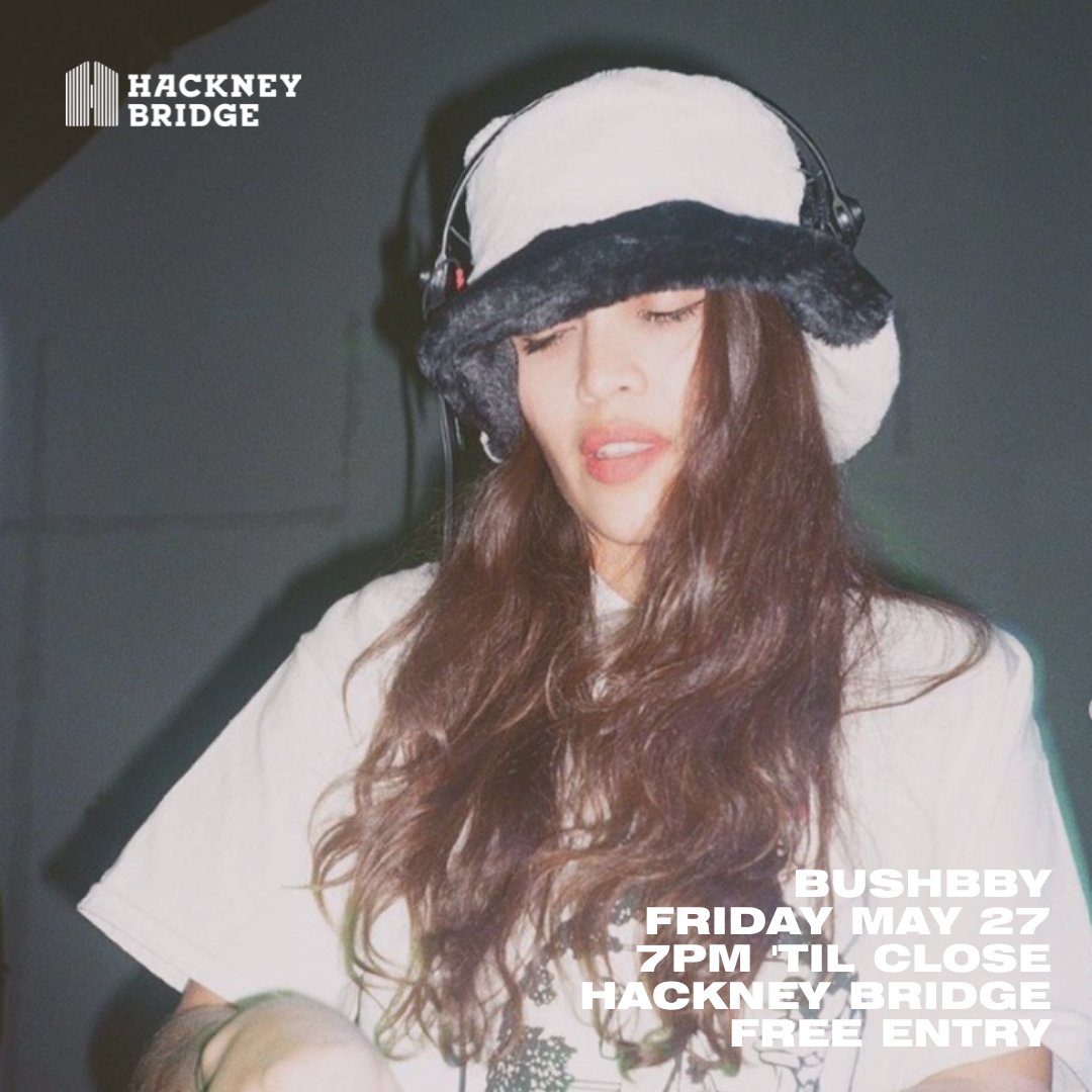 hackney_bridge's tweet photo. This Friday, London born and based DJ’s MIMI & Bushbby team up to serve a multi-genre blend of Afrobeats, Dancehall, Reggaeton, R&B, UKG, House and much more.
📅Friday 27 May
📌Hackney Bridge
🎫FREE ENTRY
#hackney #hackneybridge #mimi #bushbby #liveDJs #latam https://t.co/hp7XEbqGb1