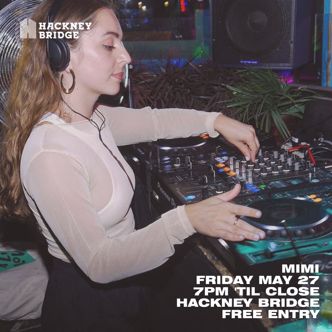 hackney_bridge's tweet photo. This Friday, London born and based DJ’s MIMI & Bushbby team up to serve a multi-genre blend of Afrobeats, Dancehall, Reggaeton, R&B, UKG, House and much more.
📅Friday 27 May
📌Hackney Bridge
🎫FREE ENTRY
#hackney #hackneybridge #mimi #bushbby #liveDJs #latam https://t.co/hp7XEbqGb1