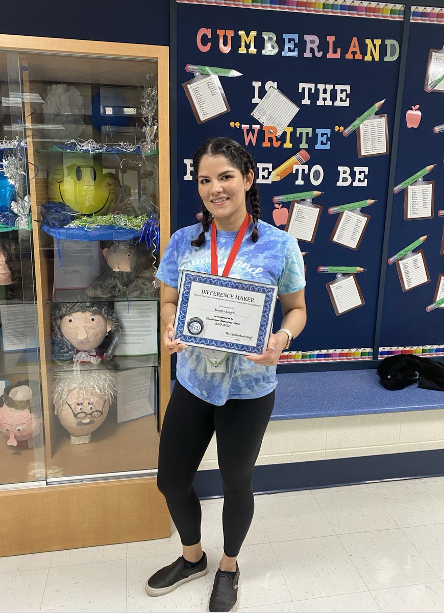 62schools's tweet photo. Jennifer Santoro is an amazing paraprofessional who truly goes above and beyond every single day! She handles every situation with patience and positivity and she is a great partner for all of her students! #62learns #62workingtogether #62differencemakers #62CU https://t.co/WplWu0gAir