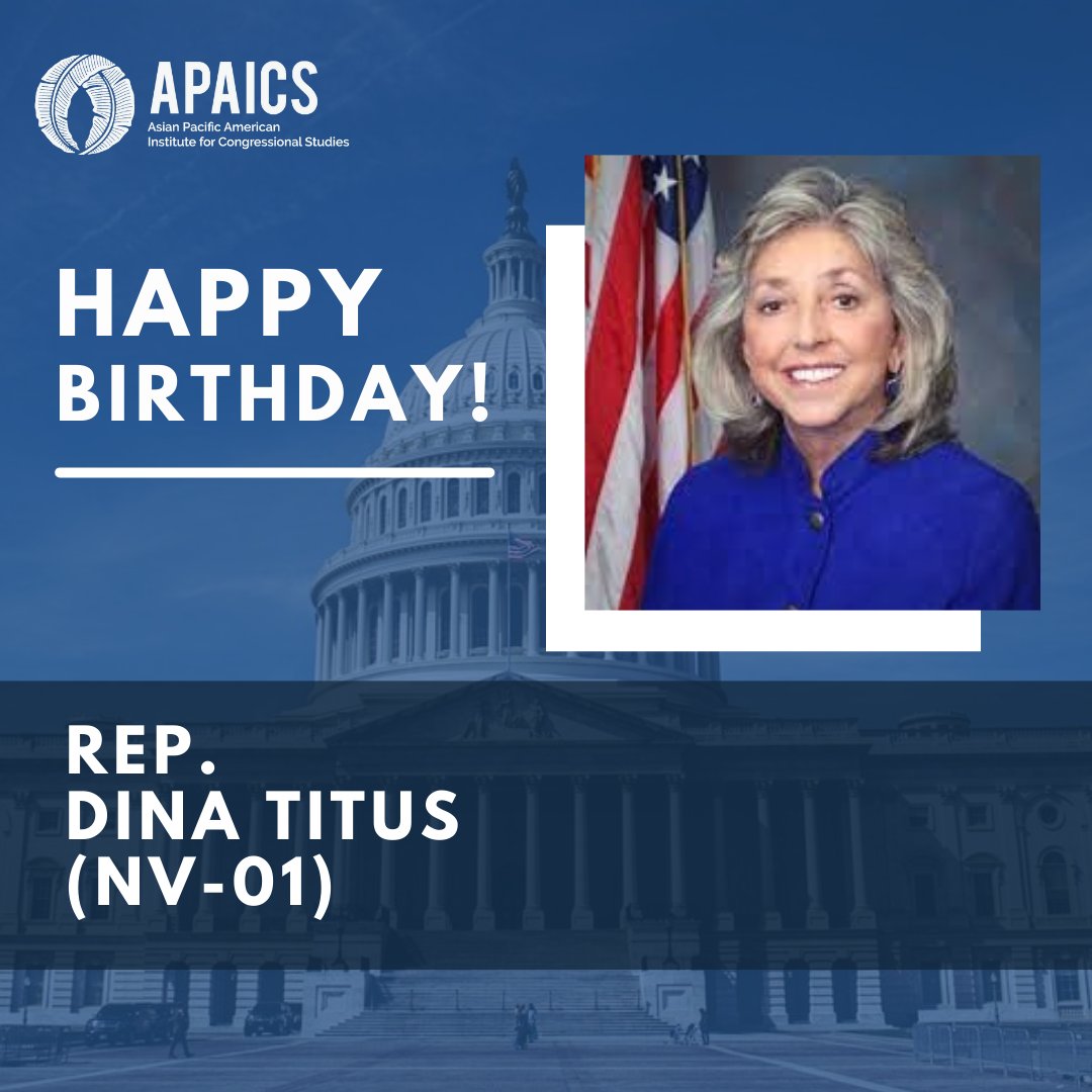Happy birthday to member Dina Titus 