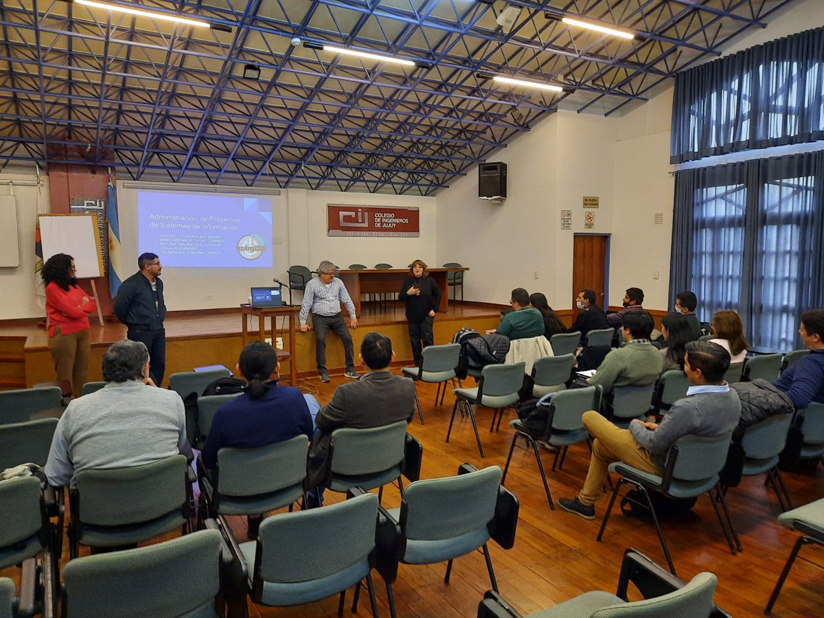 centij_ok's tweet photo. 👏 Acompañamos la evaluación del 3° módulo de Maestría de Ingeniería en Sistemas de Información, gestionada por graduados UNJu y articulada desde el CENTIJ, el CIJ, la Universidad Tecnológica Nacional y la UNJu. Felicitaciones a nuestros profesionales! A seguir creciendo! https://t.co/AsVEEBySnA