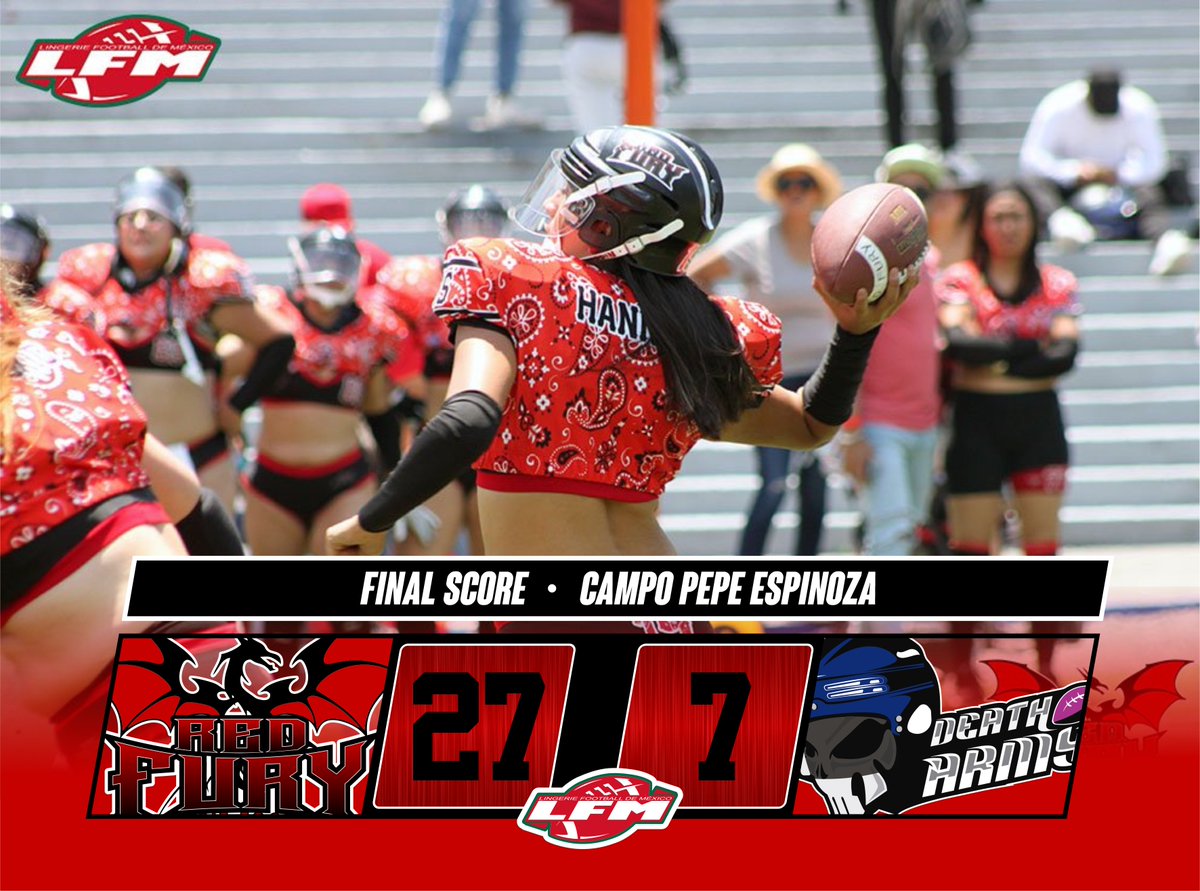 Wk 2 of #LFM is in the books! After a slip up in week 1, we came out with a W versus an excellent team that is Death Army. 

#unleashthefury #furyunleashed #football #bikinifootball #sexy #cdmx #mexico #ffz #lingeriefootball #nojokefootball #likeagirl #ligalfm #RompemosBarreras