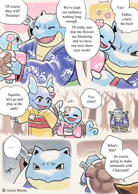 Pokémon Unite / Pokébuki page 4 &amp; 5. Zeraora &amp; Lucario appears! 😼🐺🌸
🌸日本語あらすじはリプ欄に https://t.co/30Oiwz30Se 