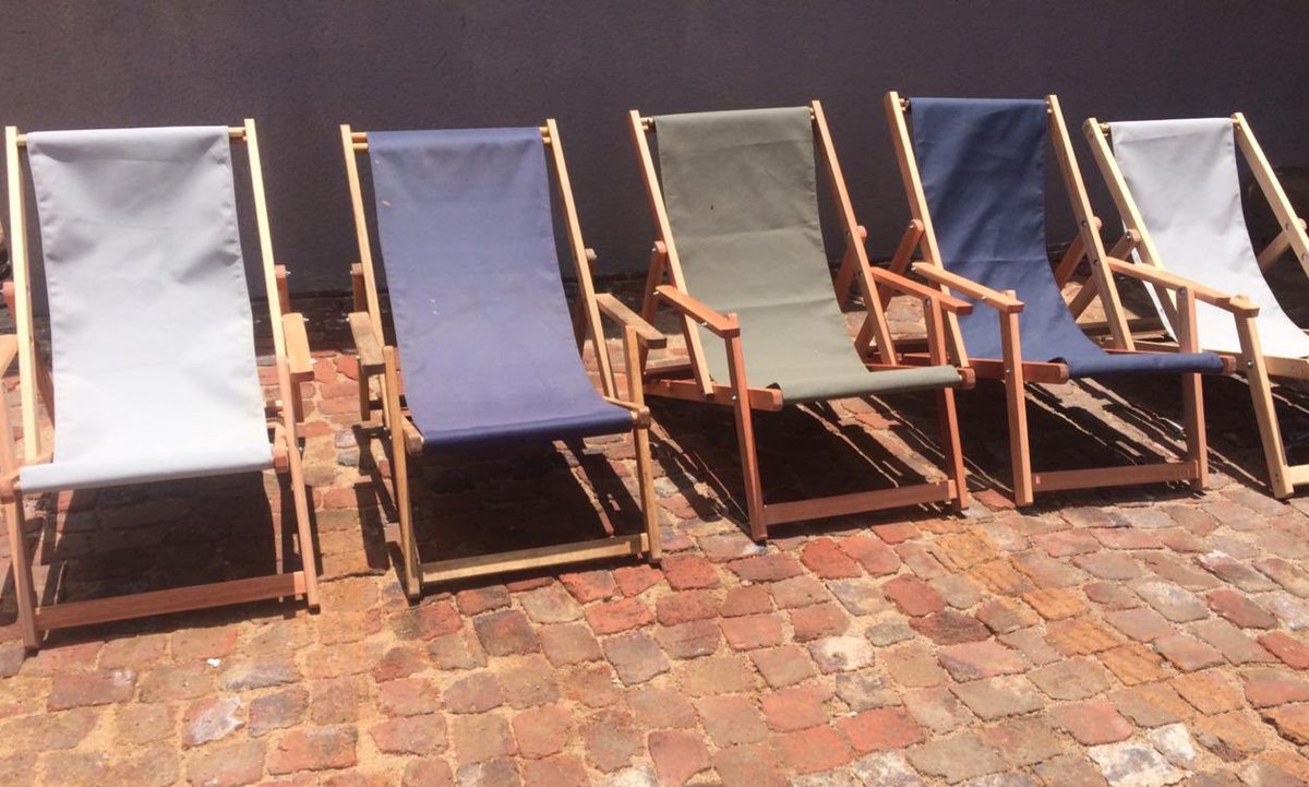 MhalamhalaC's tweet photo. We are Mhalamhala Customs and Creations, we make wood furniture to order. 

Canvas recliners from R1350 each. 

#PatioChair #DeckChair #CanvasChair #Deck #Wood 
Contact info: victor@onpointscs.co.za +27 82 73 76 824
| Mokopane | Zebediela | Polokwane | Seshego | Giyani | https://t.co/GMwLYks7E3