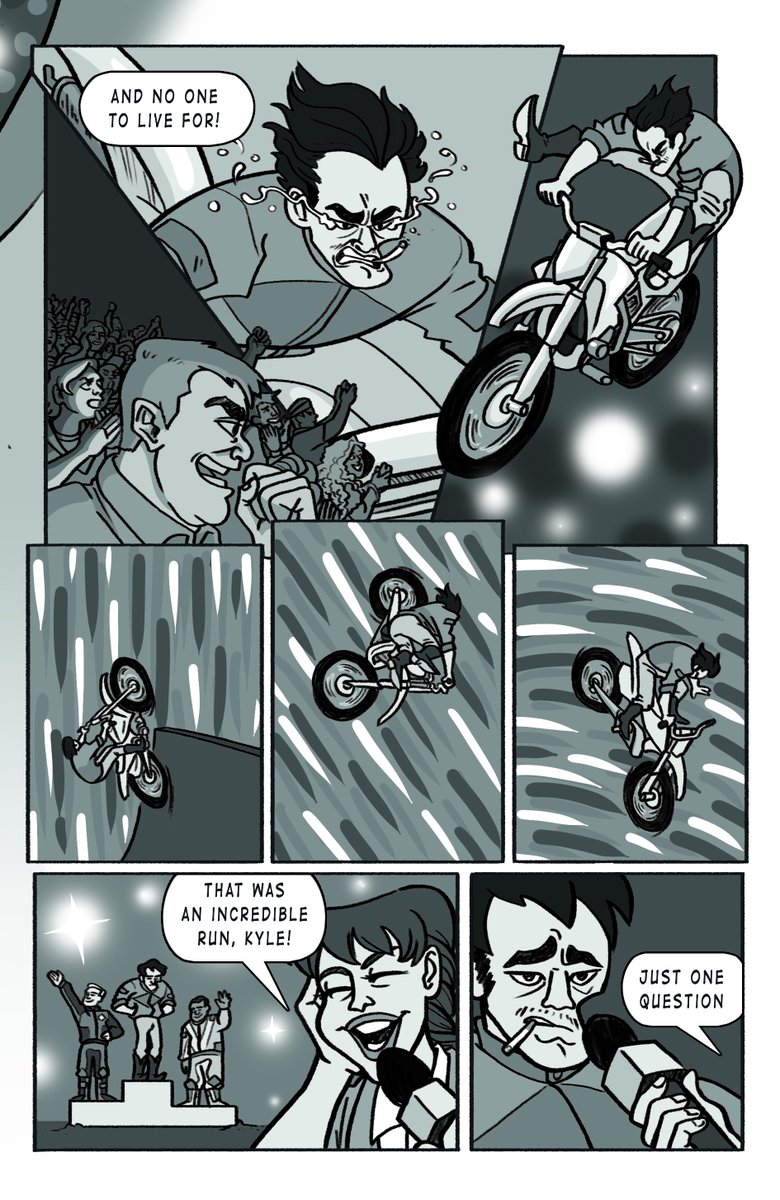 comicsbykim's tweet photo. I dusted off some old comic pages and finished them up good. This is a scene from excellent movie pitch/audio drama 'Heaven Heist' by @rjstorybreak  Just stretching the old comic muscles after completing the huge project that was https://t.co/El6rMCP17j 
fun story! fun drawing! https://t.co/zde36CvnkT
