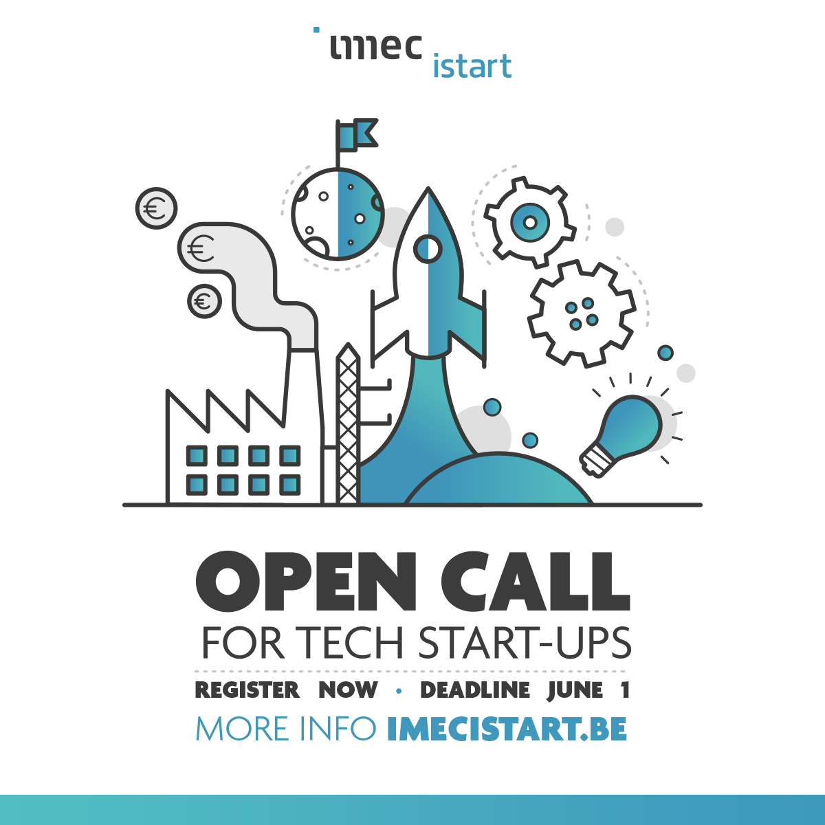 OPEN CALL 📢
Are you an ambitious #tech #startup ready to take your startup to the next level? Apply for the <a href="/imecistart/">imec.istart</a> #accelerator program by June 1 (midnight)! 👉  imecistart.com/apply
