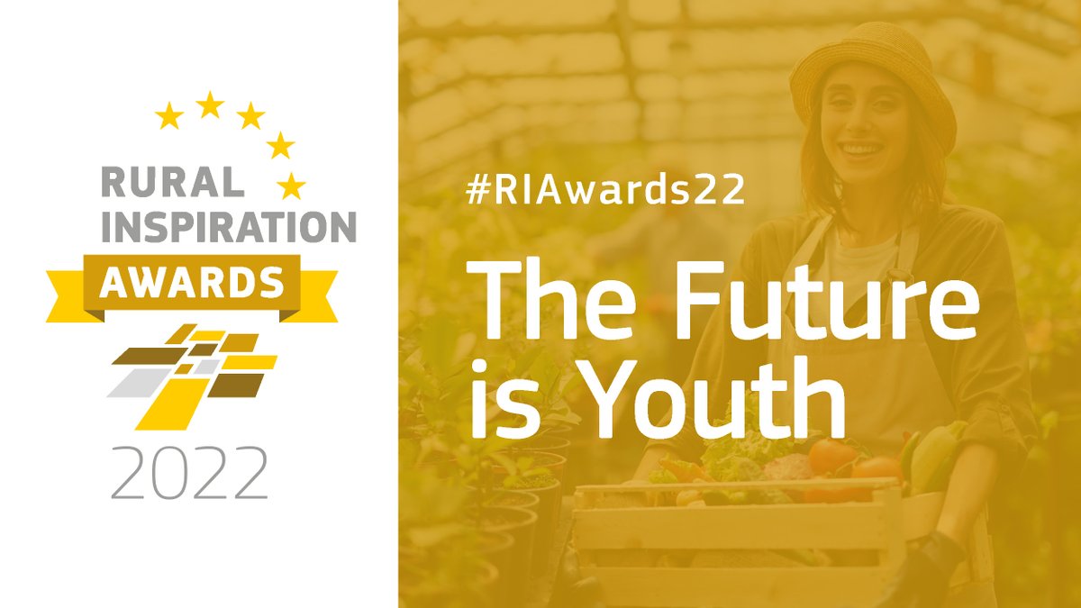 ENRD_CP's tweet photo. 🏆The #RIAwards22 are here!
This year's theme is 'The future is Youth'. 4 categories of projects will be awarded:
🟢Green futures
🔵Digital futures
🟣Resilient futures
🔴Socially inclusive & innovative futures
🟡 + a 'Popular Vote on Youth'
Learn more: https://t.co/hto7LKG7XL https://t.co/0ElSpbqkz9