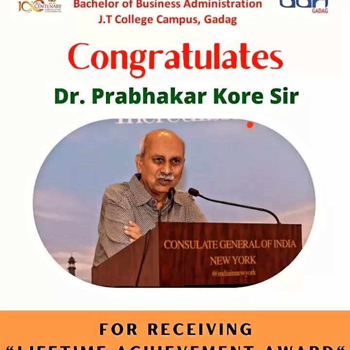 jt_bba's tweet photo. Indo American Press Club USA has given a lifetime achievement award to DR. Prabhakar Kore on 21st May 2022 in New York.  .
#thelifetimeachievementaward #klesociety #drprabhakarkore
#motivation #leader https://t.co/1sFevnliOP